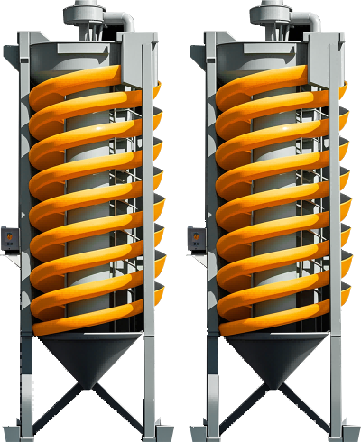 WSHT-SC Spiral Chute Concentrator