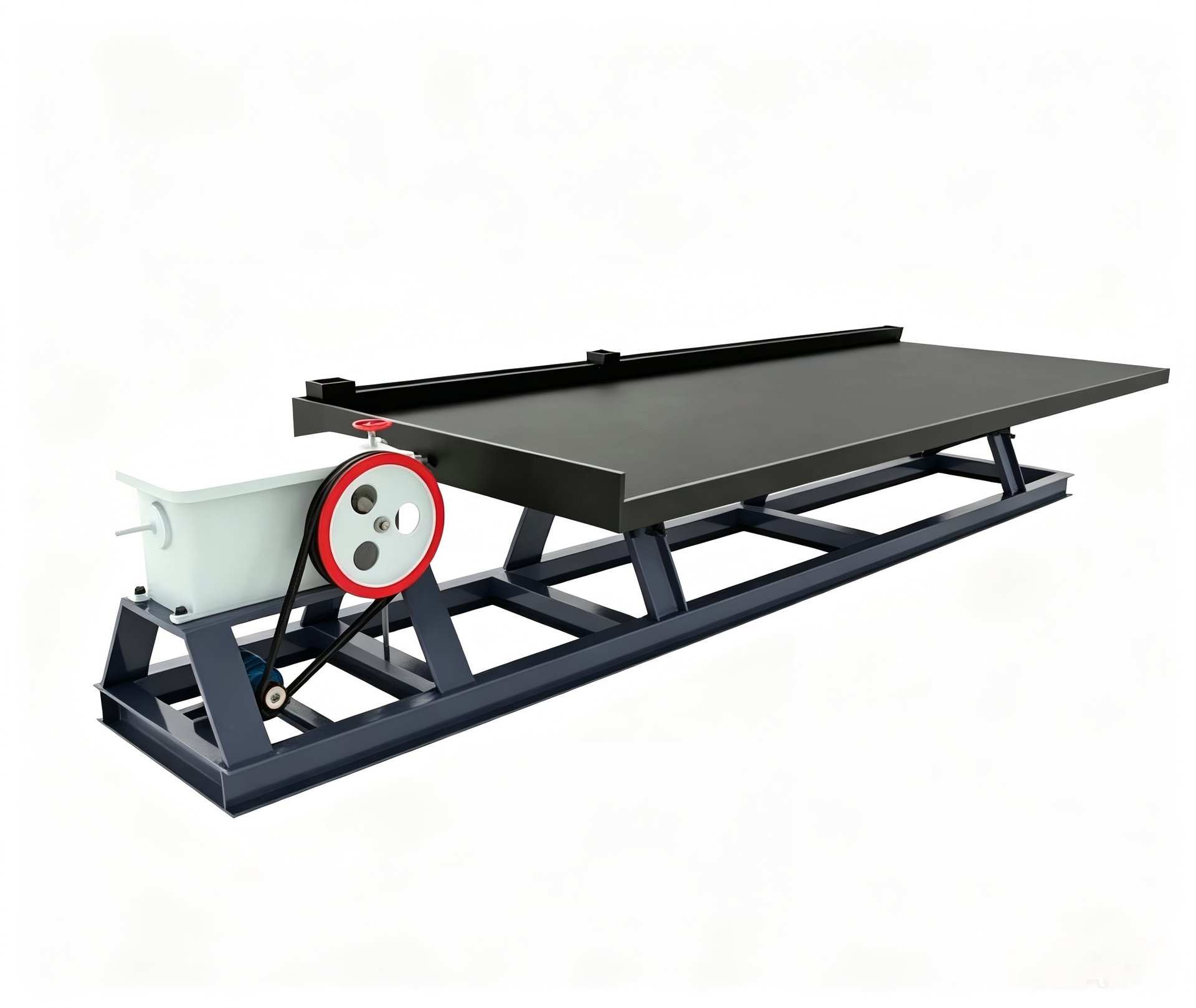 WSHT 6S Fiberglass Shaking Table Fine Mineral Gravity Separation Equipment For Gold Tin Tungsten Ore Tailings Recovery