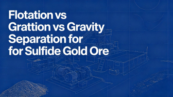 Flotation vs Gravity Separation for Sulfide Gold Ore