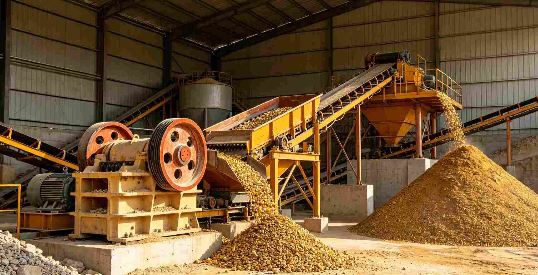 Complete Crushing and Screening Process Solution & Equipment Selection Guide for Rock Gold Ore