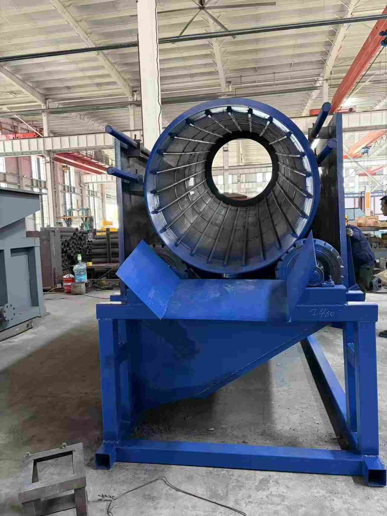 Rotary trommel gold mining equipment