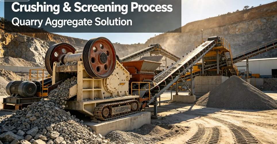 Complete Stone Crushing and Screening Process Solution For Mining & Quarry Plant