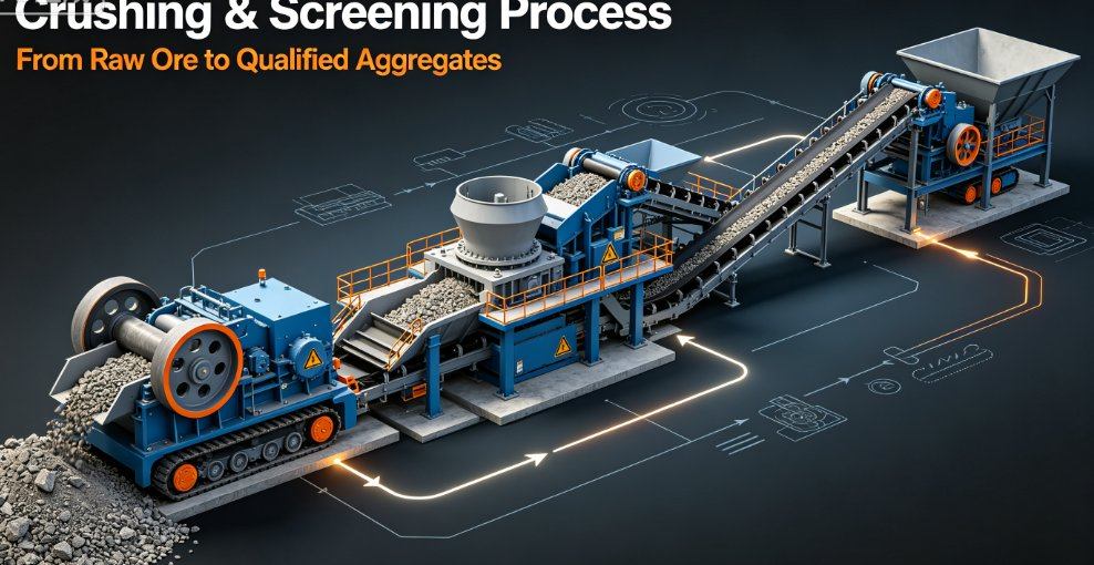 The Complete Crushing and Screening Process Flow in Modern Mining & Quarry Plants
