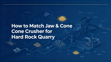How to Match Jaw & Cone Crusher for Hard Rock Quarry